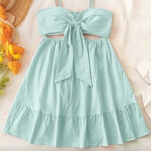 SHEIN Light Blue Mini Dress